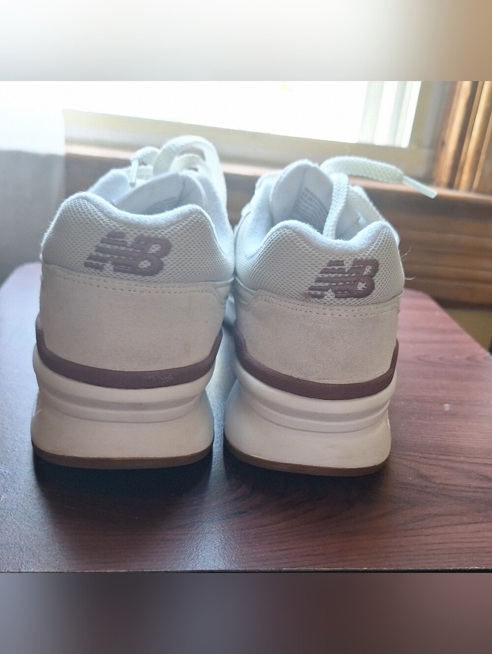 Womens New Balance 997H Beige & Mauve Retro Sneakers. Sz 10. - Picture 4 of 10